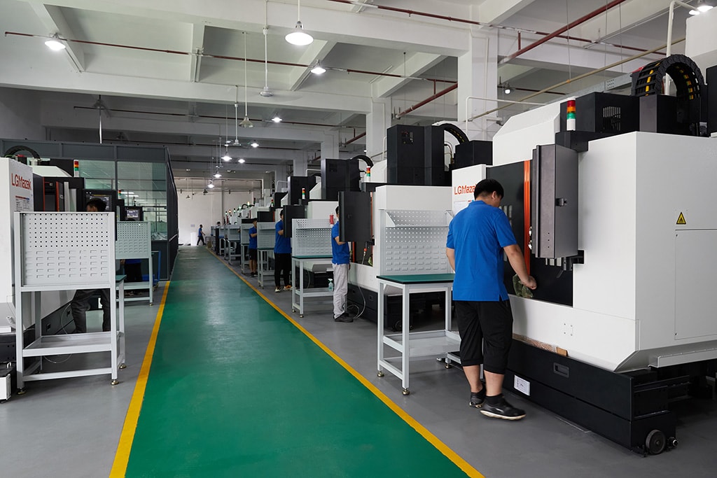 3 axis,4 axis, and 5 axis CNC Machining workshop of Machining Manufacturer 
